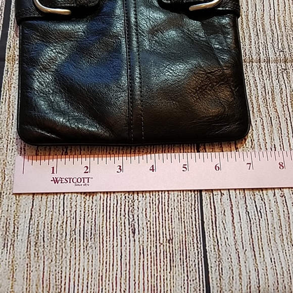Small black leather coach crossbody bag - Picture 3 of 6